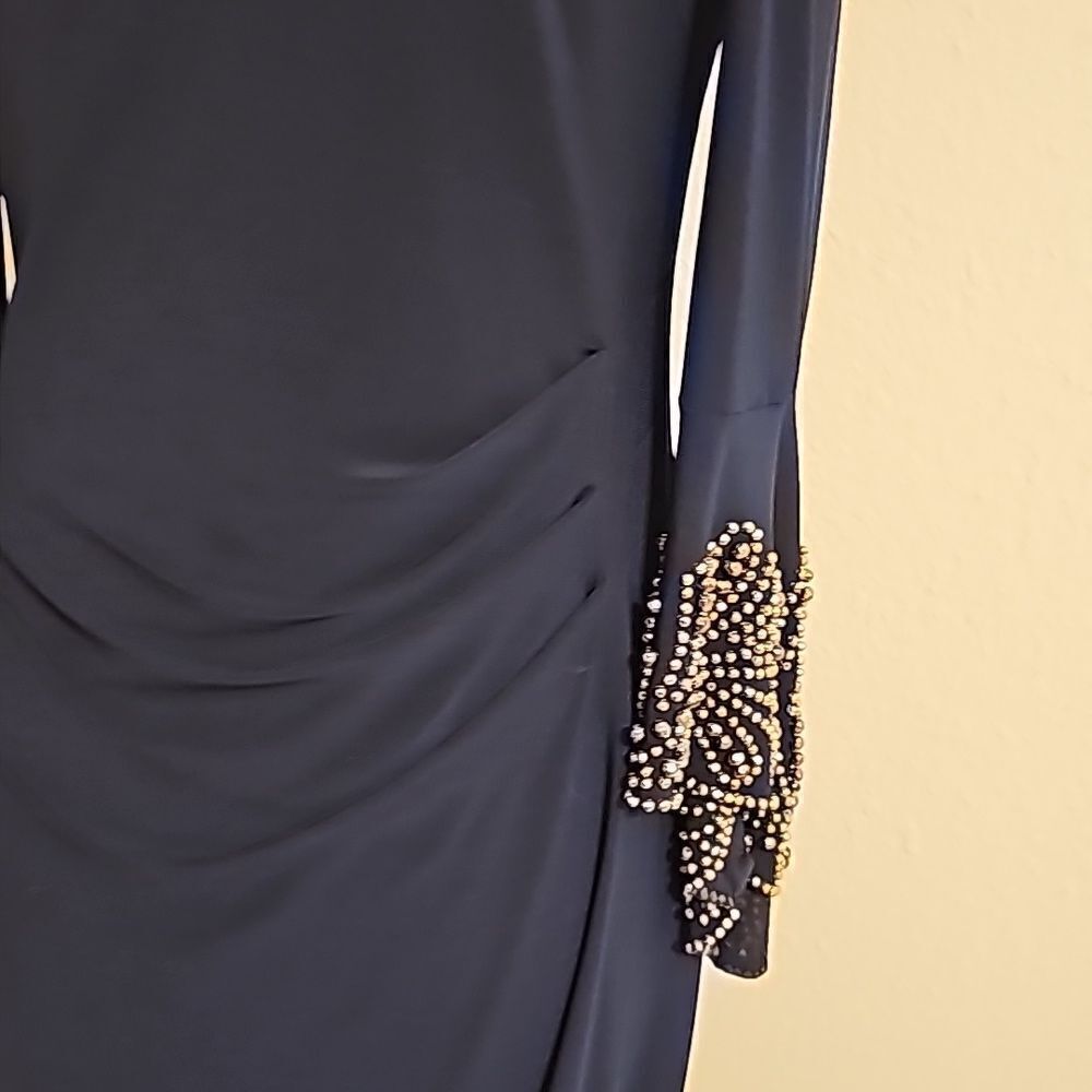 Betsy and Adam Embellished Cold Shoulder Dress size 6 - Picture 8 of 15